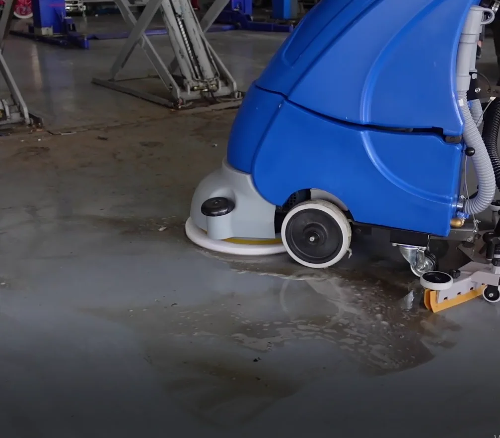 Best Price Floor Scrubber Machine For Professional Using Cleanvac Floor Cleaning Machine From