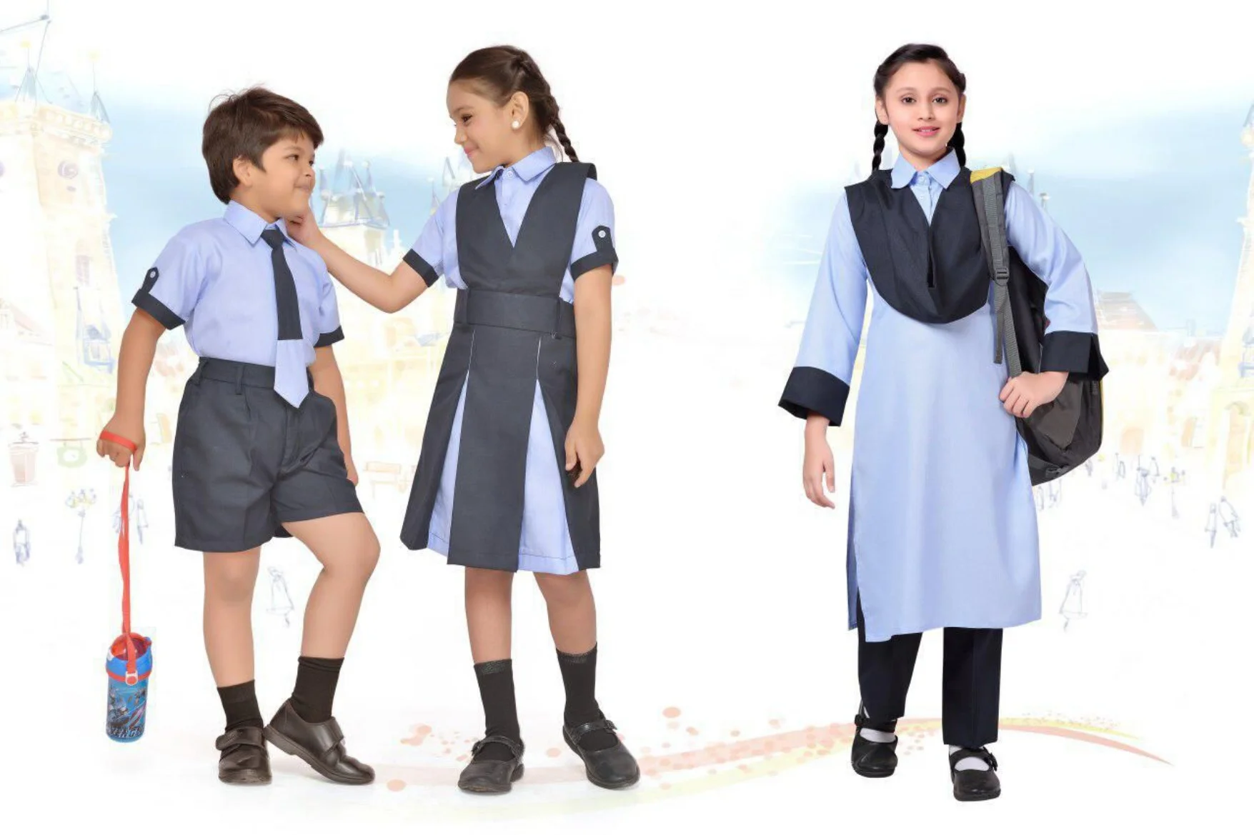 High Quality Wholesale Custom Design & Logo Student Clothing Boys And