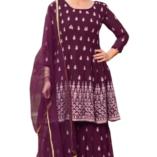 Wholesale Women Pakistani Shalwar Kameez Womens Salwar Suit Ethnic Clothing New Fashion Odm 