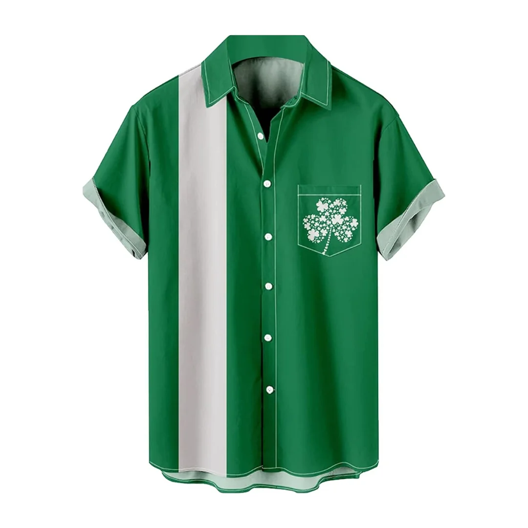 Premium Quality Custom Oem Men's Vintage Bowling Shirt 1950s Retro