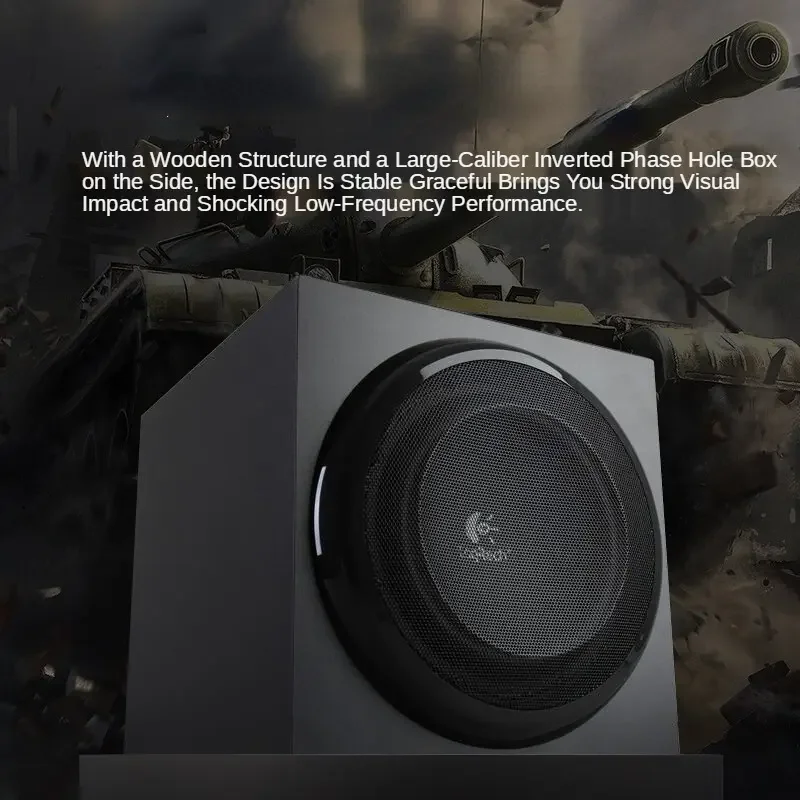 Logitech Z906 5.1 Surround Sound Speakers System Home Theater Subwoofer