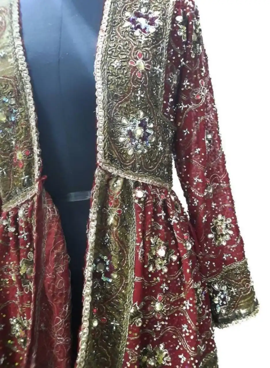 Boho Tribal Embroidered Longline Kimono