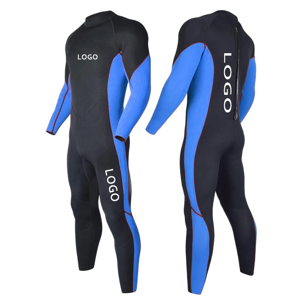 Neoprene Diving Suit Long Sleeve Surfing Suit Keep Warm Wetsuit Men