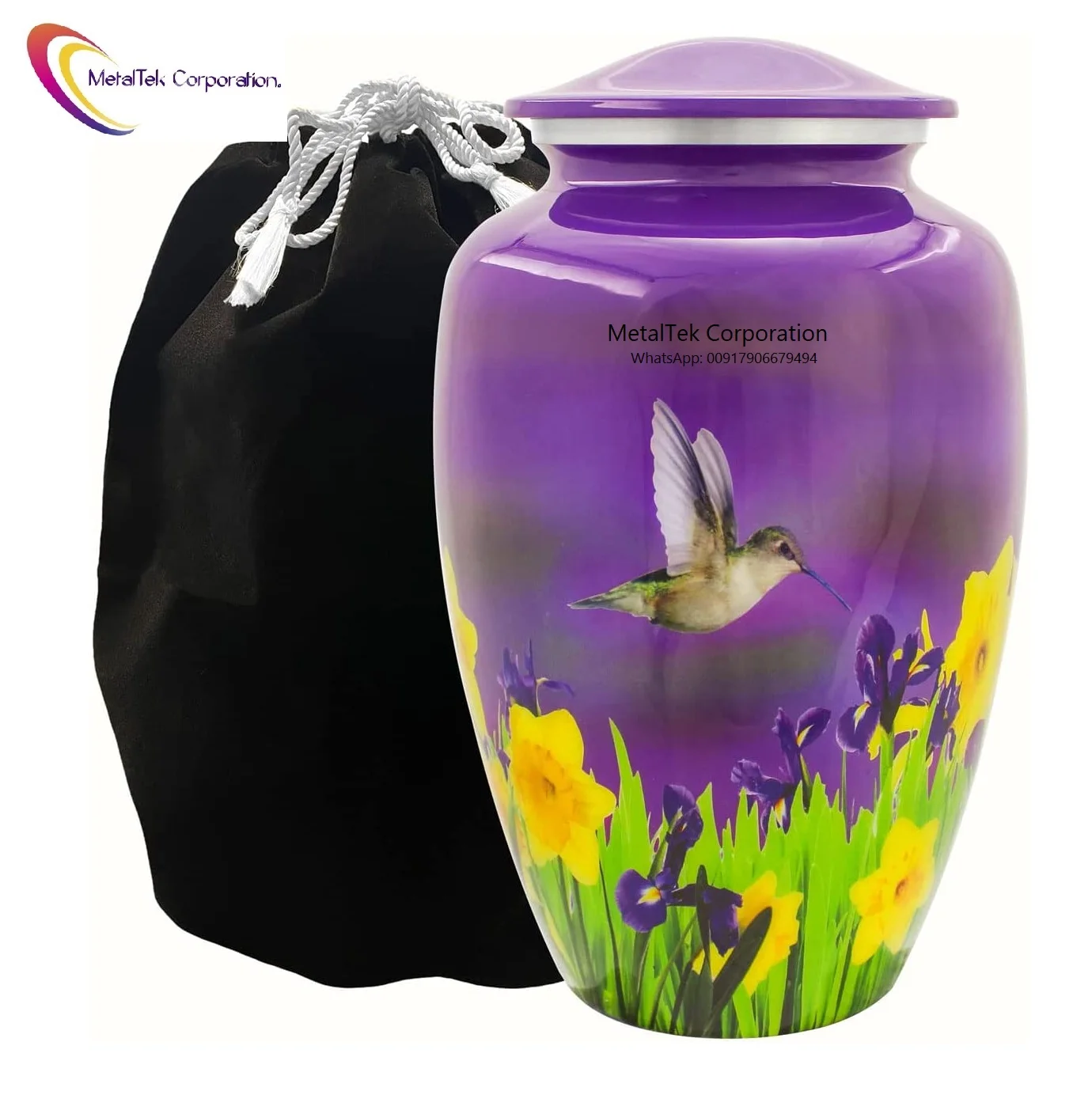 Set Of 4 Colorful Autum Leaf Theme Urns For Human Ashes - Little Cremation | Australia