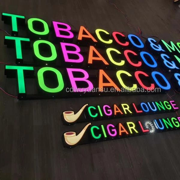 Hongsen Signs Custom Commercial Sign Products Channel Letters LED RGB ...