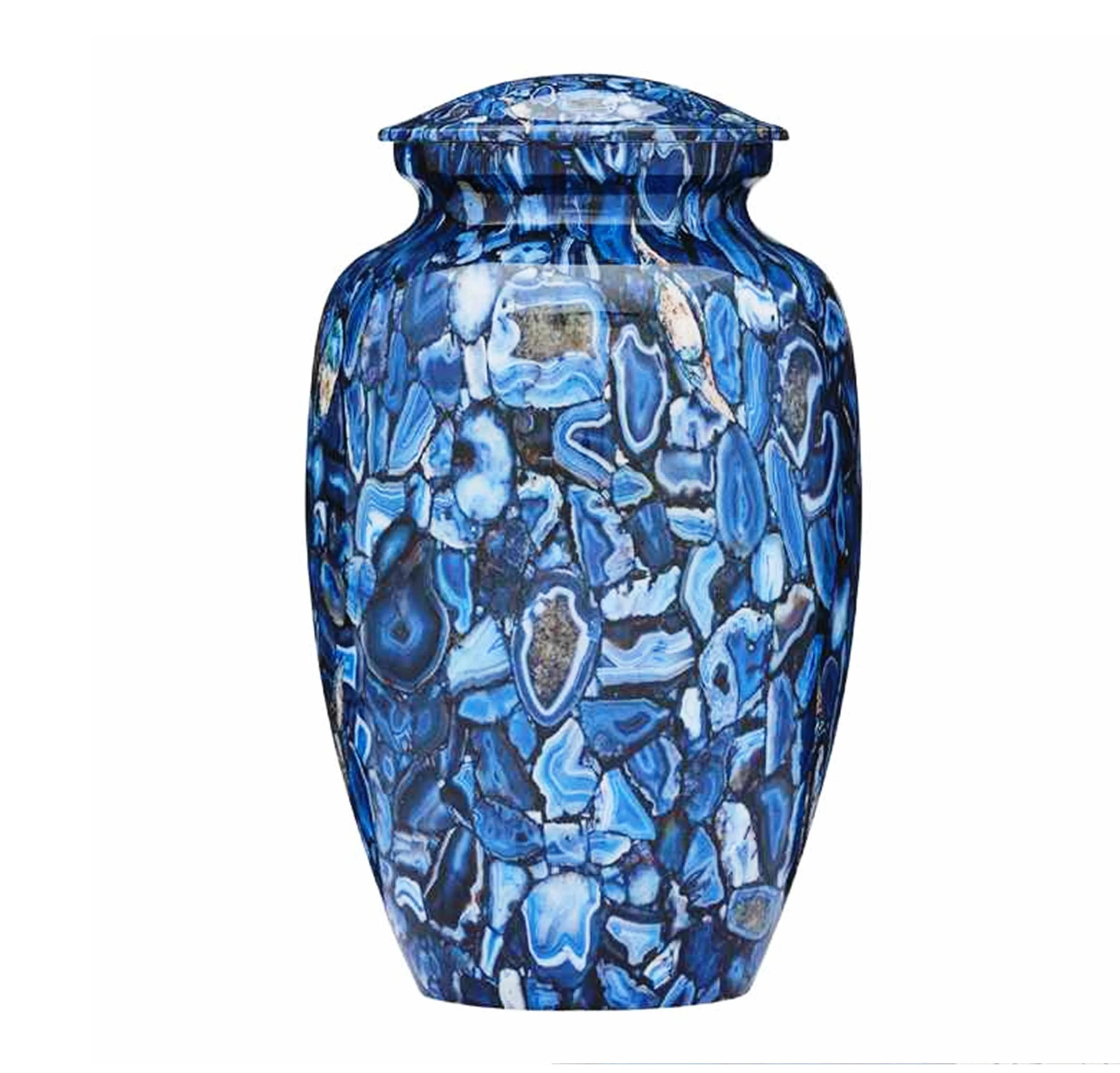 Blue Rose Funeral Urn By Liliane Memorials Cremation Urn For Cremation ...