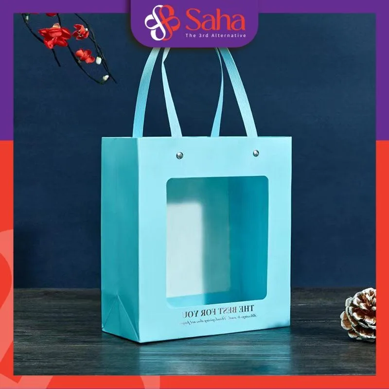 Custom Fashion Shopping Gift Paper Bag Free Sample Dimension 18*18*9 Cm