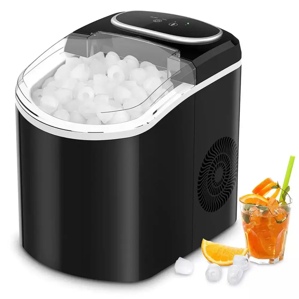 Commercial Automatic Ice Cube Maker Household Portable Electric Bullet