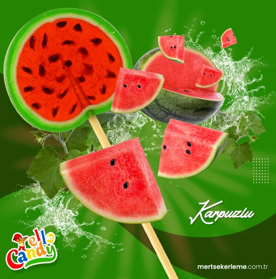 Ello Candy Fruit Flavor Handmade Hard Candy Watermelon For Children