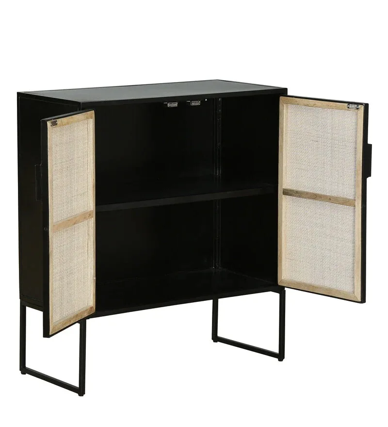 Metal In Black Finish Caning Design Jodhpur Handcrafted