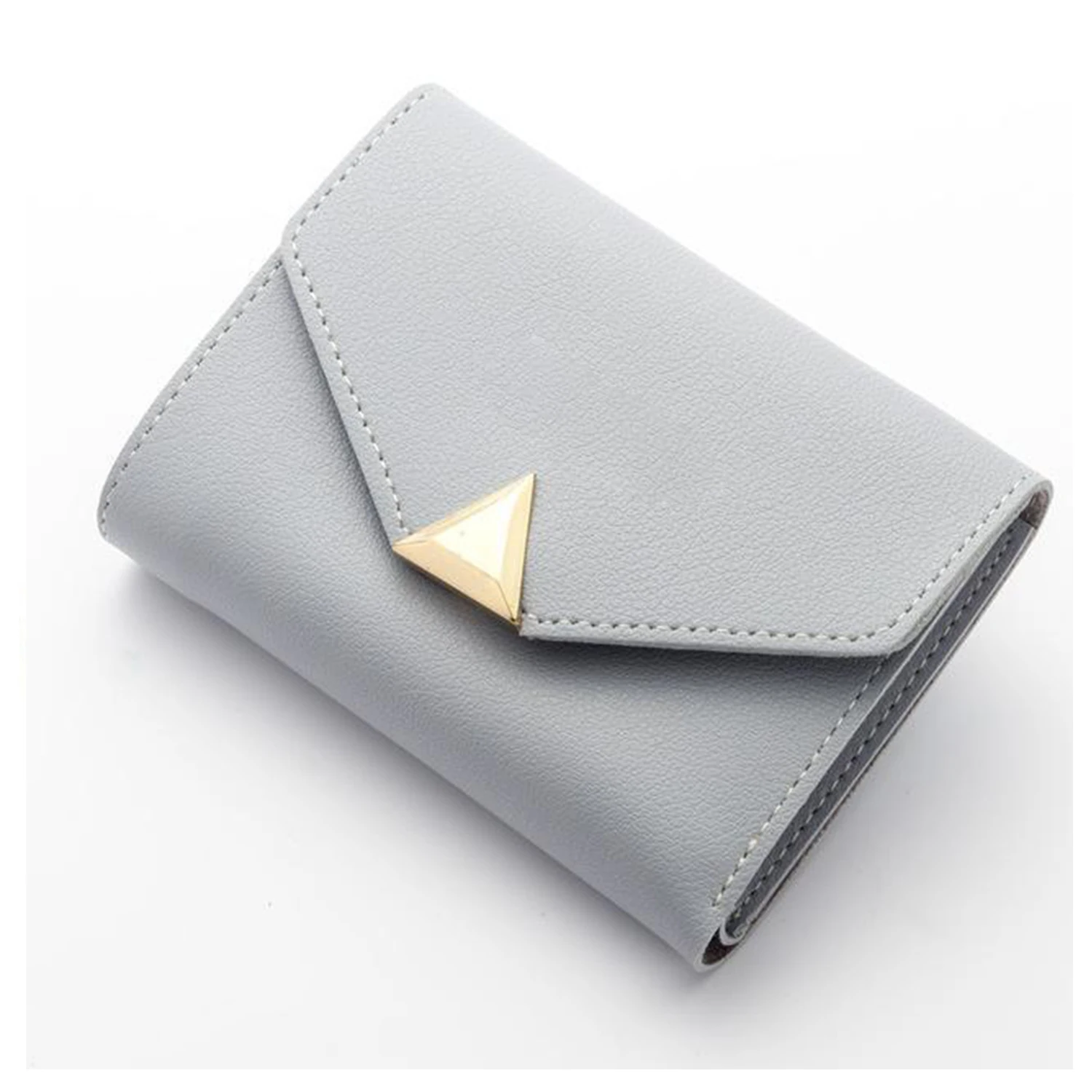 Small Pattern Cute Women's Wallets Designer Leather Wallet With Id Window Trifold Purse For