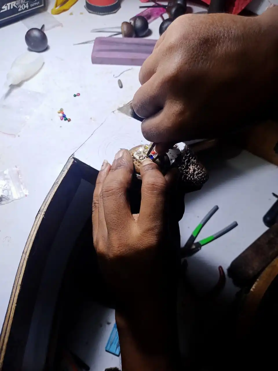 Natural Stone Rose Quarts Ear Plugs,Nice Polished Ear Plugs,Handmade