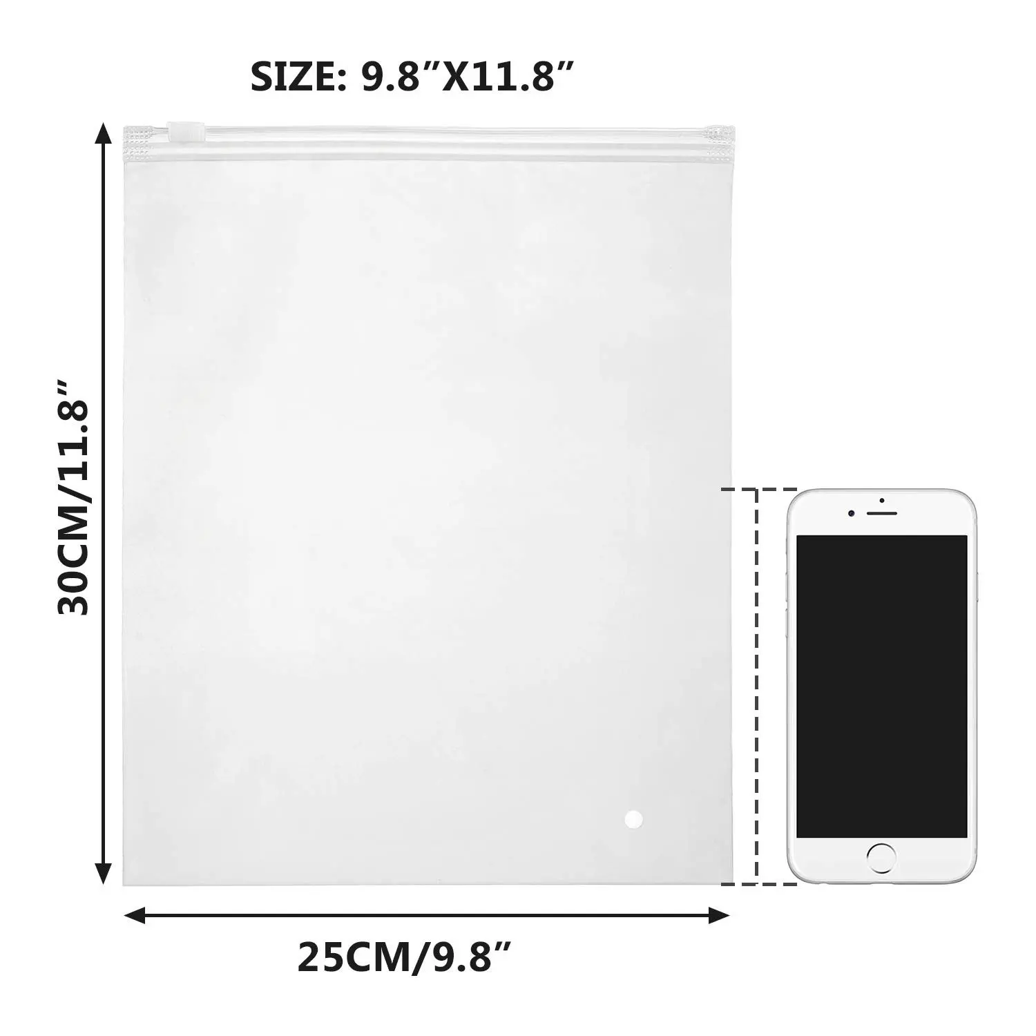 Poly Plastic Bag With Logo Printing Custom Clothing T Shirt Zipper