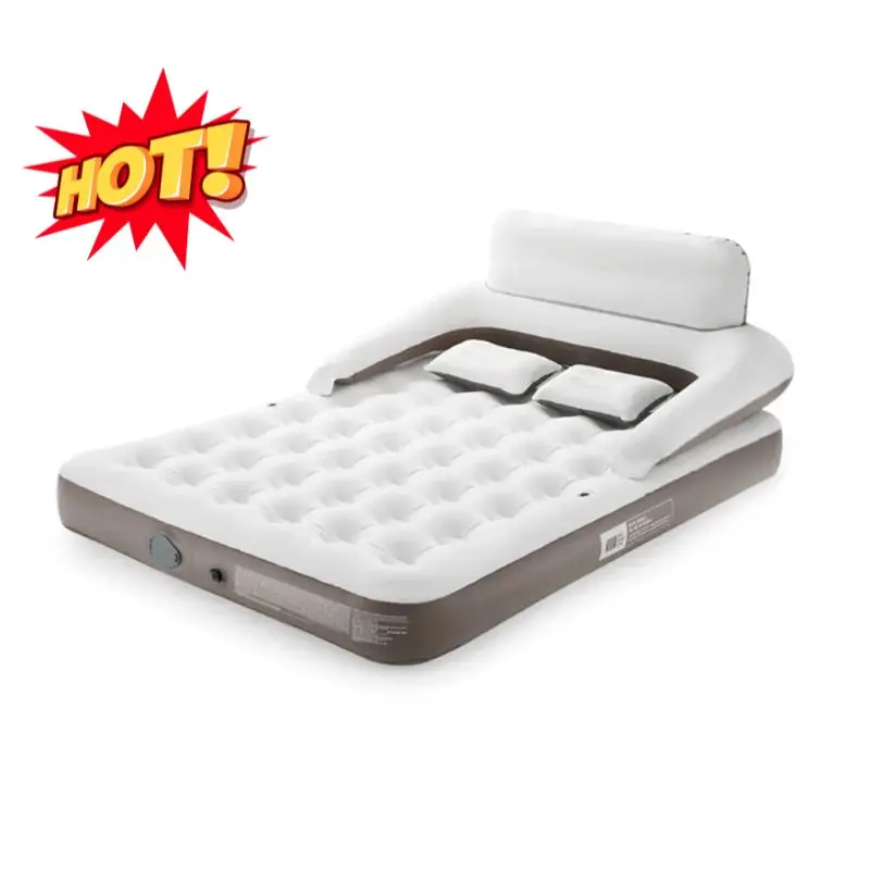 Ezbed Air Mattress With Frame & Rolling Case Self Inflatable Blow Up