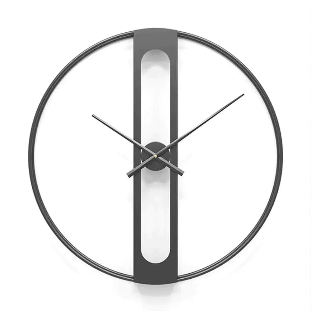 Classic Design Wall Clock Iron Time Piece To Measure & Indicate Time ...