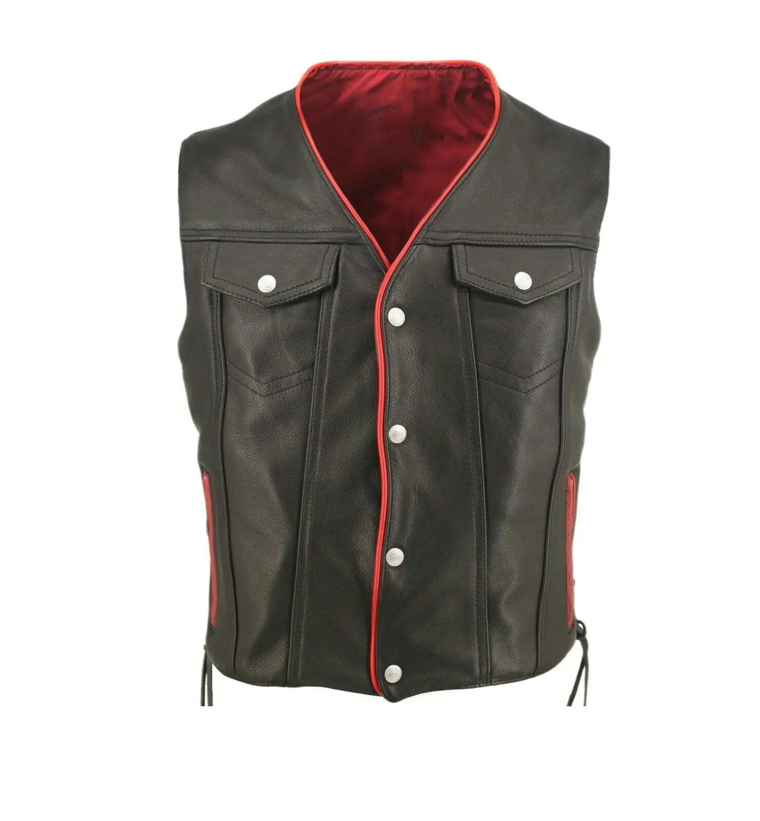 Motorcycle Vest Leather Custom Motorbike Waistcoat Biker Leather Vest By Maximize Wear Buy Men 