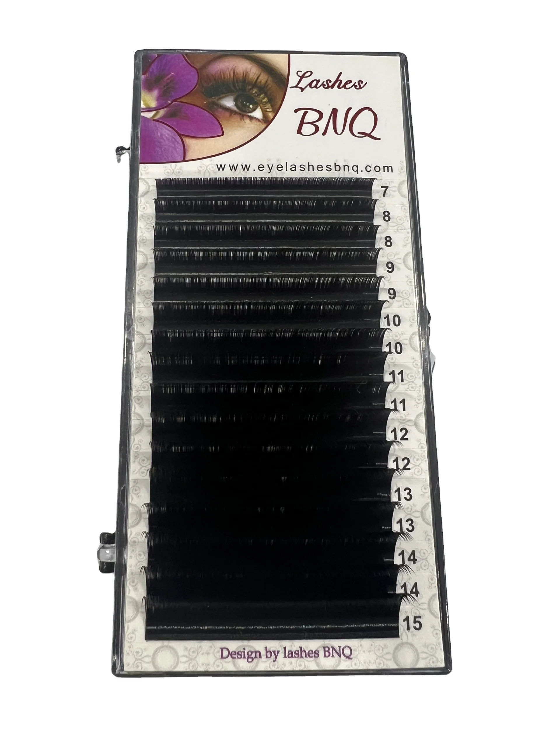 Diamond Silk B Curl Mixed Size .15mm X 6mm-14mm 7size-in-1 Eyelash - Foto 7