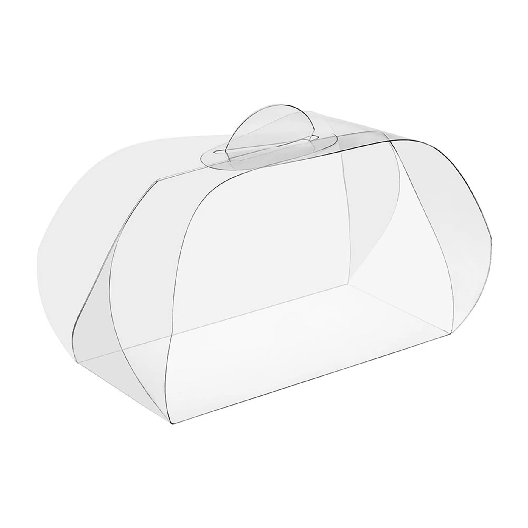 Plastic Packaging Folding Box Macaron Box Recycle Plastic Packaging Box