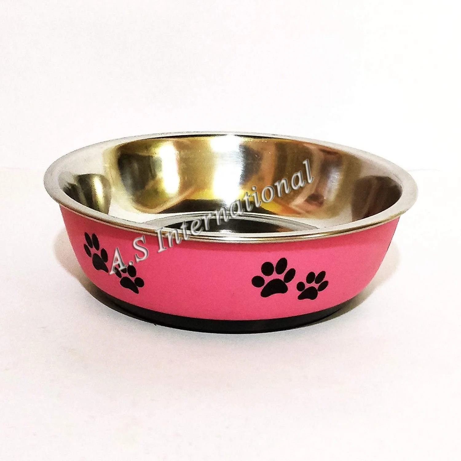 Hot Sale Metal Slow Feeder Dog Bowl Customized Color Printed Rubber ...