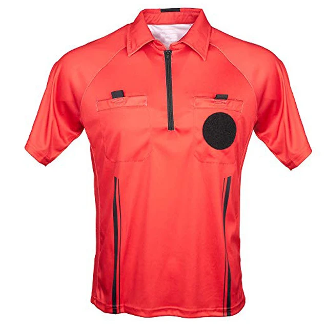 Sublimation Soccer Referee Shirt Football Referee Jersey Short Sleeve