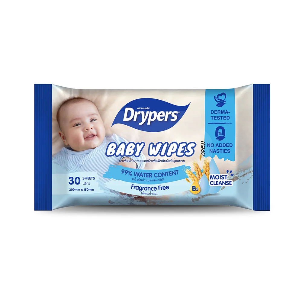 Ecofriendly Natural Care Sensitive Baby Wipes Moist Cleanse Drypers