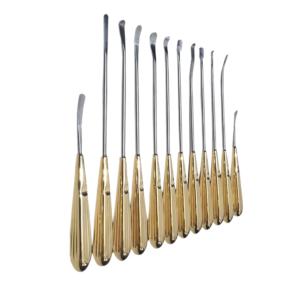 Endoscopic Forehead Lift Elevators Pack Of 12 Browlift Dissector Set ...