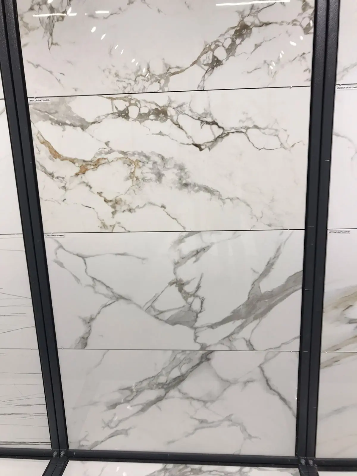 60x120 Glazed Polished Porcelain Floor Tile Carrara White Glazed ...