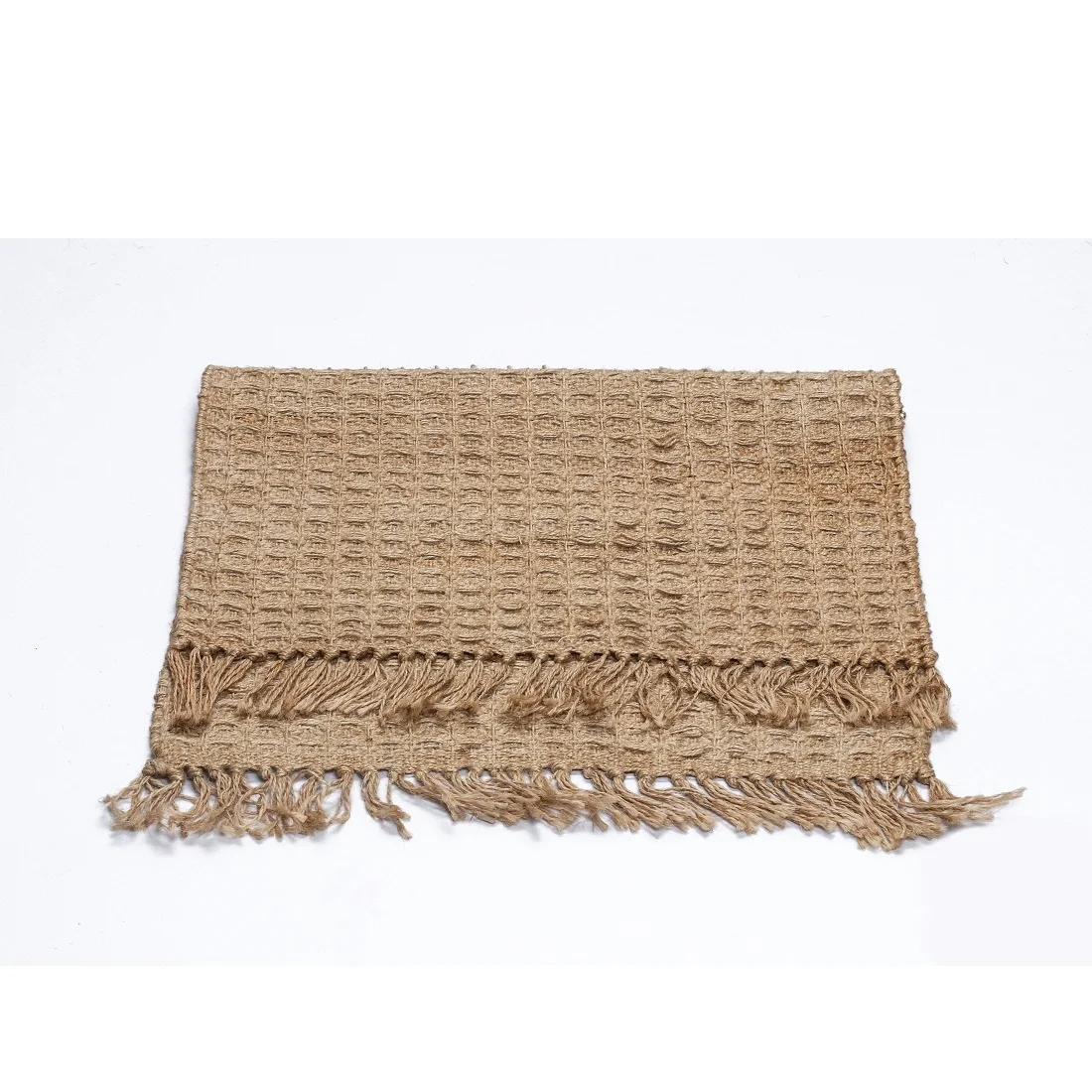 Handwoven Area Carpet 100 Anti Skid Indoor Area Rug Jute Kilim Rug Wool Jute Traditional Carpet