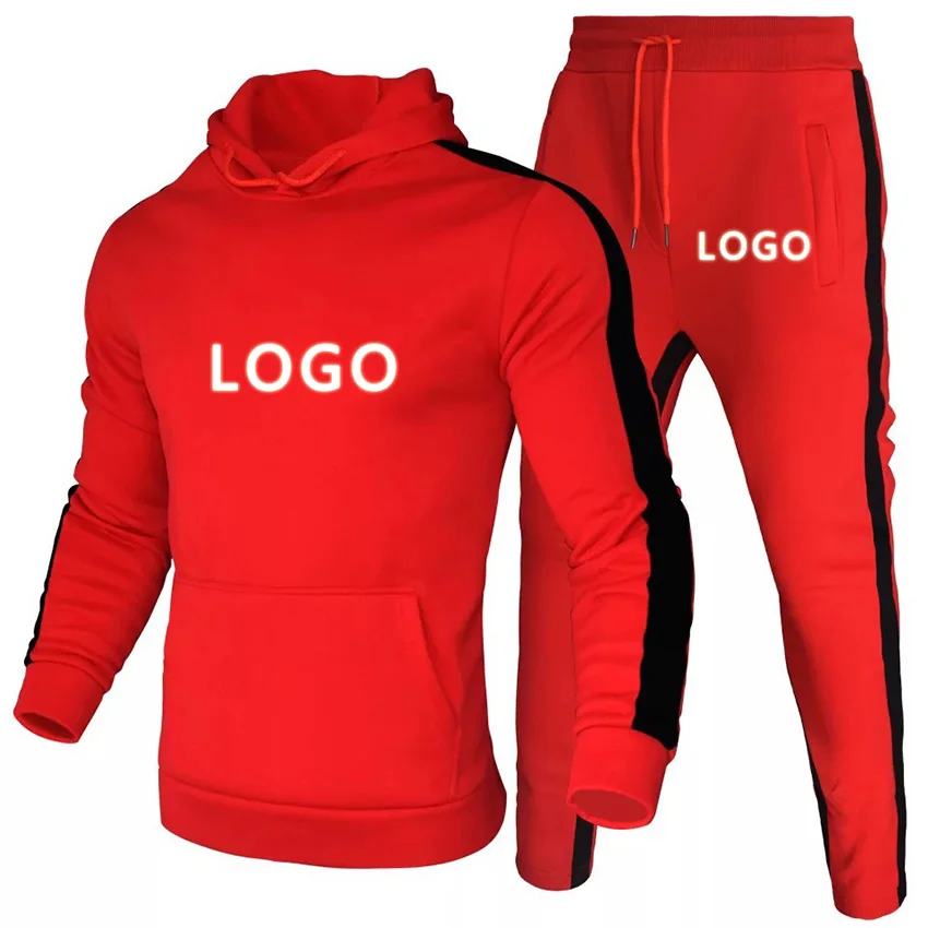 Premium 2022 Custom Logo Wholesale Jogging Track Suit Fitness Blank Slim Fit Gym Men Tracksuit