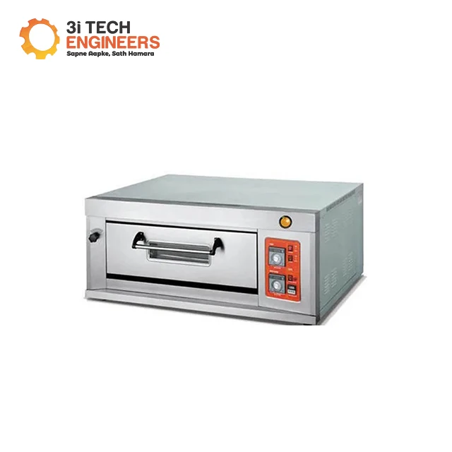 Automatic Commercial Bread Baking Oven Bakery Equipment 1 Deck 2 Trays