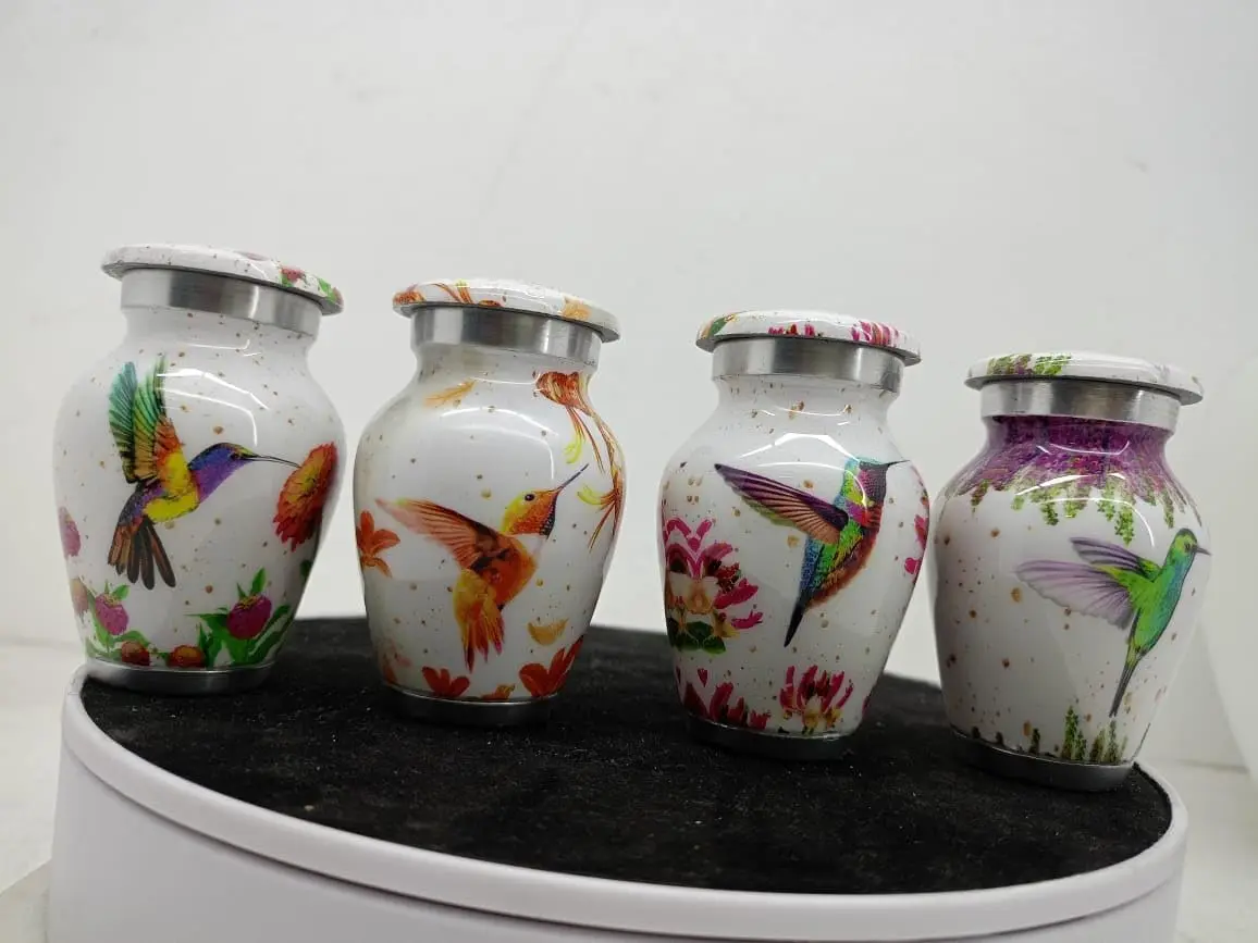 MEMORIALS 4U Juego De Urnas De Cremación De Mariposa Dorada Para Cenizas Humanas, Urna Funeraria Para Adultos Hecha A Mano, Urna Asequible Para Cenizas, Gran Oferta De Urnas, Recuerdo Gratis