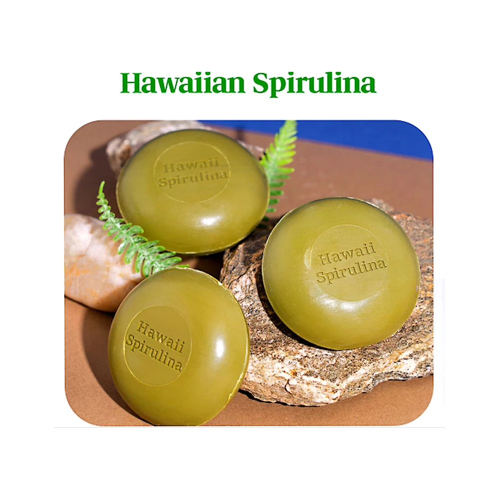 Premium Spirulina Soap Beauty Bar Cleanser For Gentle Soft Skin Care ...