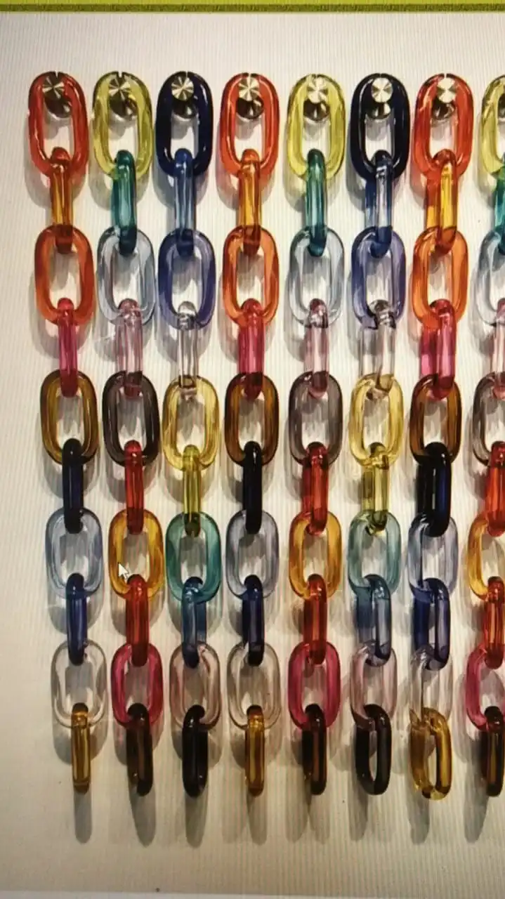 Customized handmade linked chain wall home decore Resin item Room ...