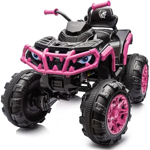 Shark Kids ATV 4 Wheeler Pink