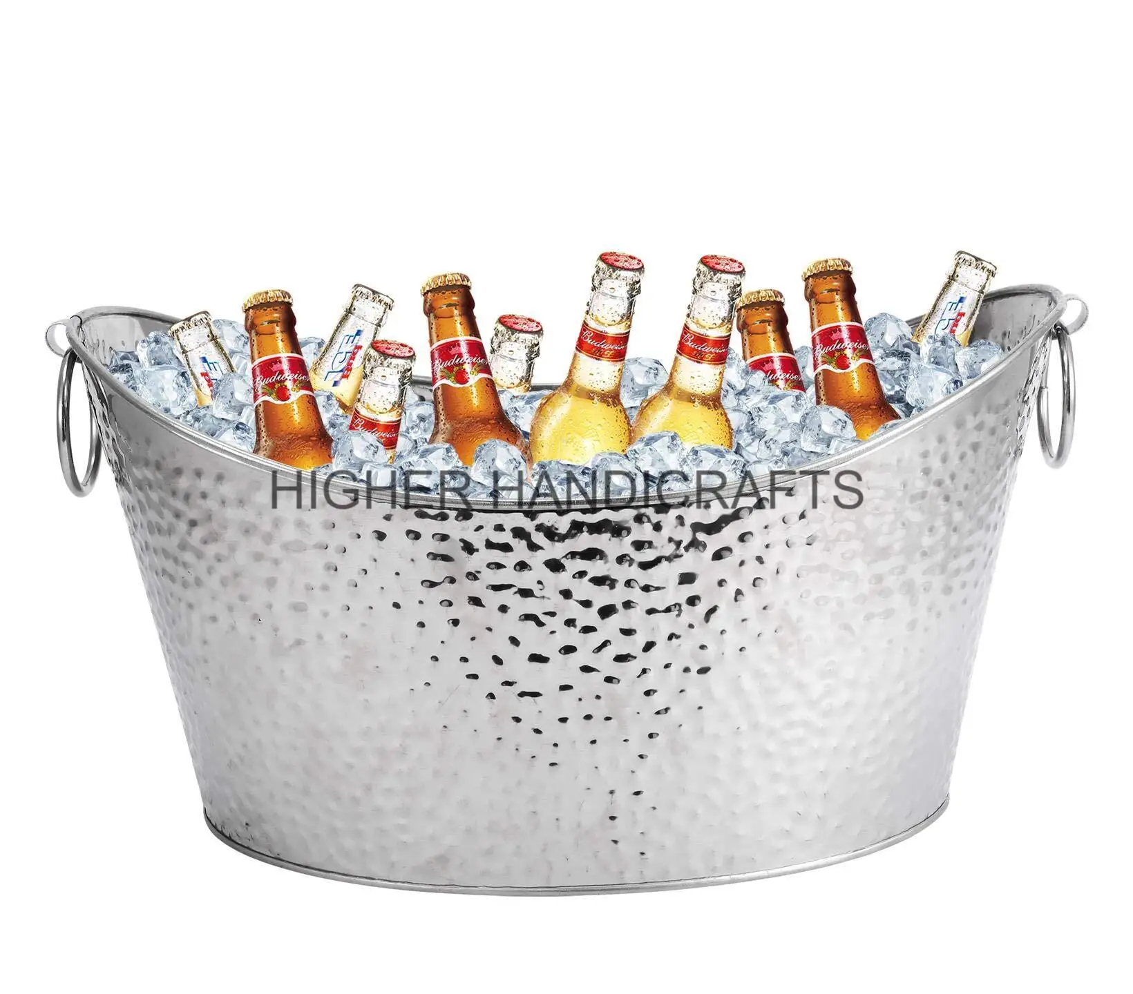 Carry Handle Whiskey Ice Tub Beer Ice Bucket Champagne Holder Bowl