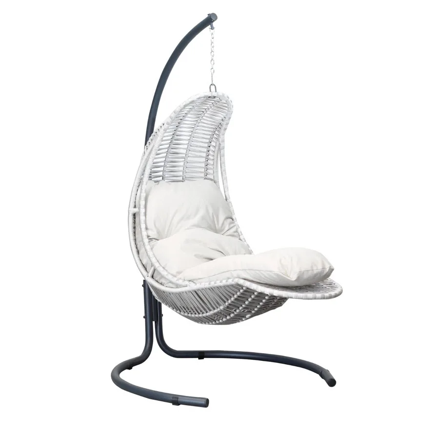 Swing Chair With Foot Rest Exclusive Quality Eggchair For Indoor And