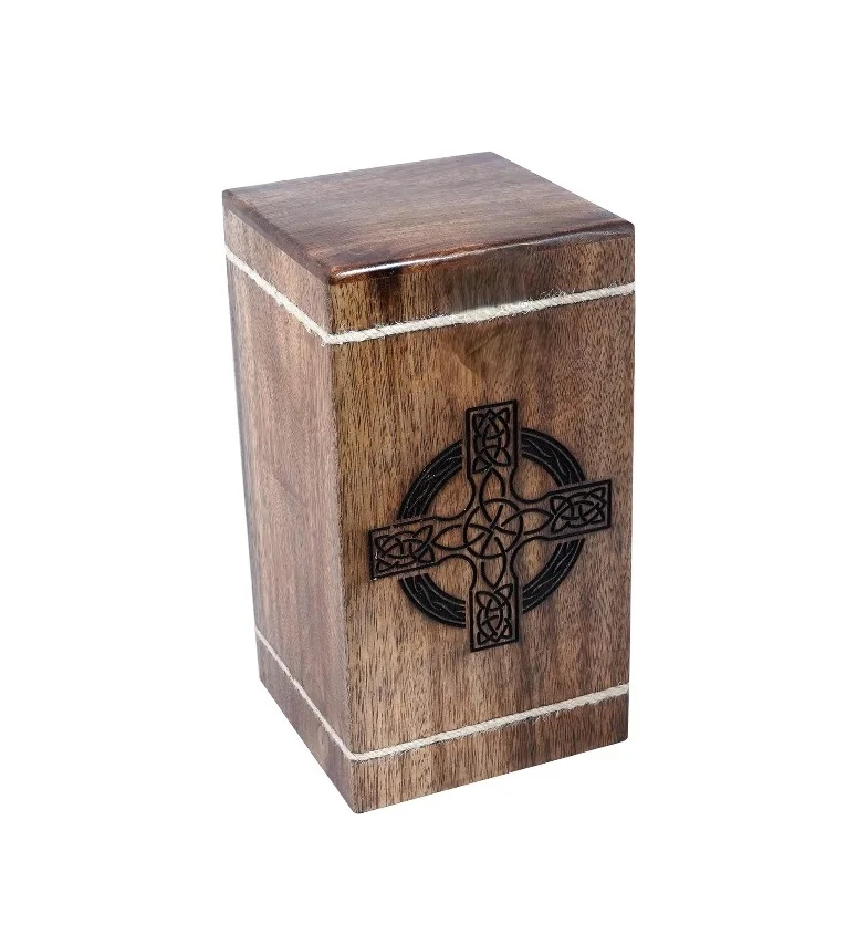 Mango Wood Cremation Urns For Human Ashes Adult Large - Wooden Burial ...