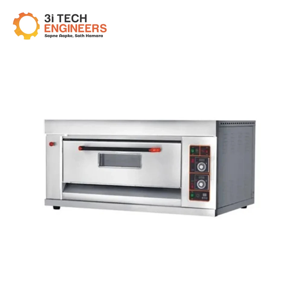 Automatic Commercial Bread Baking Oven Bakery Equipment 1 Deck 2 Trays