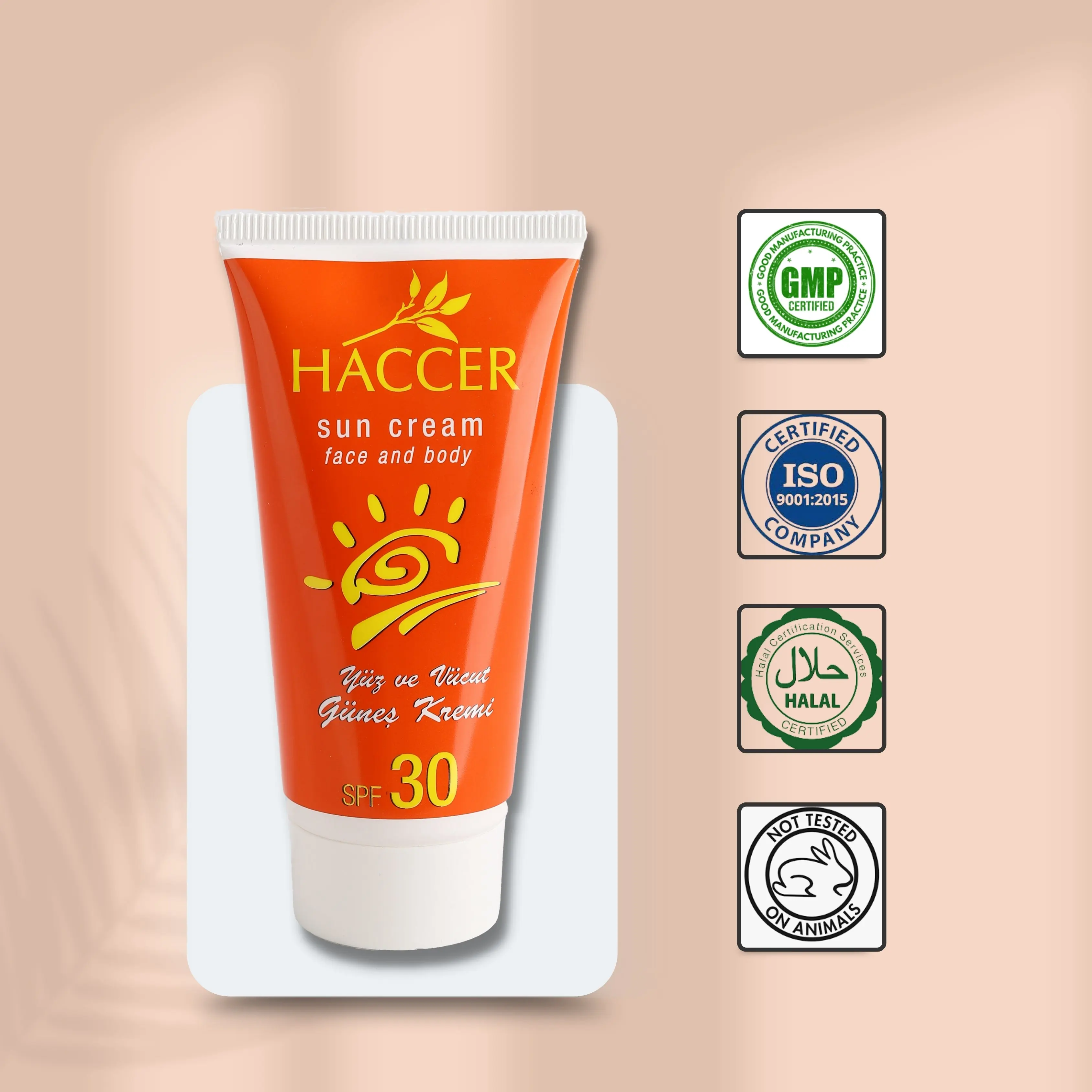 Haccer Sun Cream Spf 30 150 Ml Sun Block Cream For Face And Body