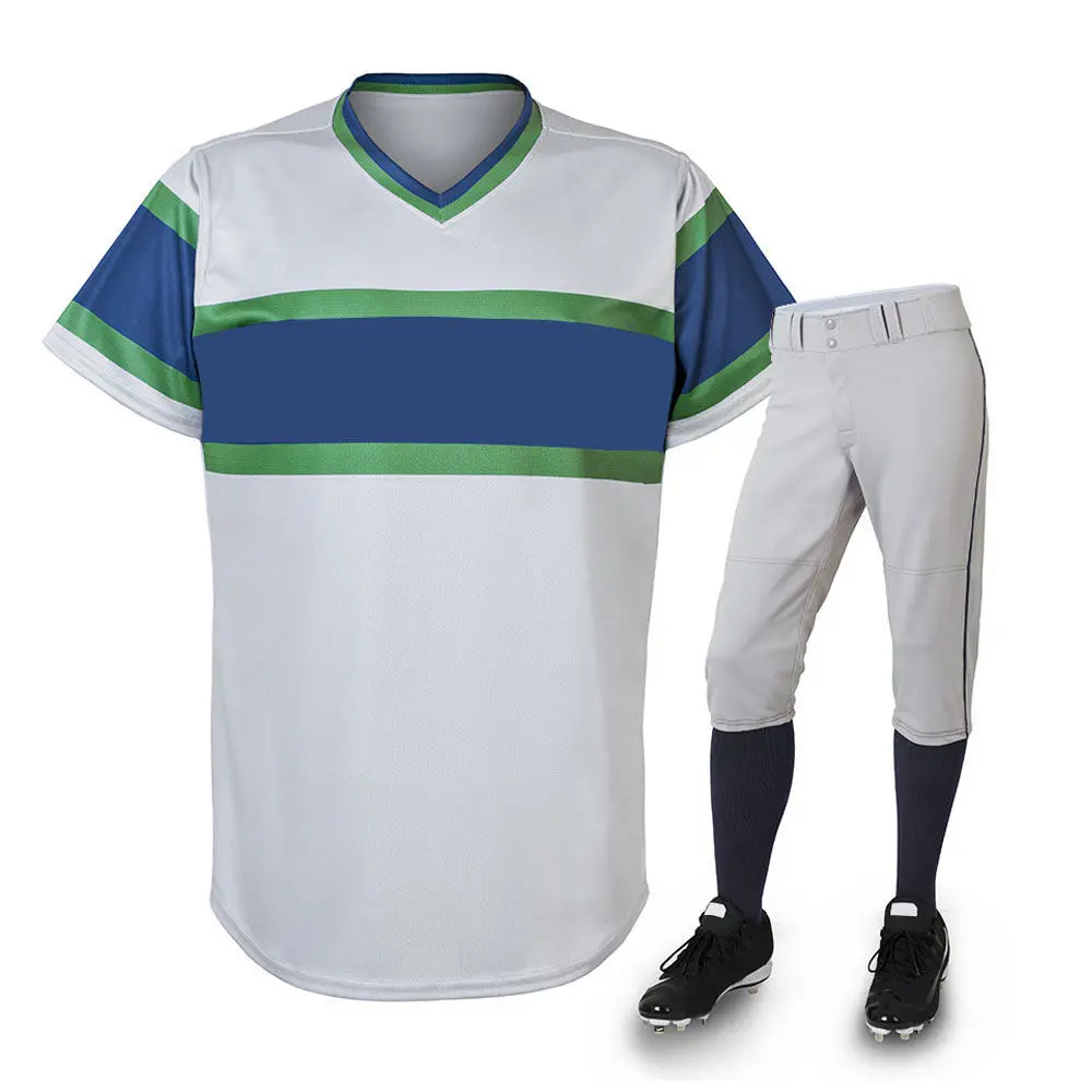 High Quality Baseball Uniform Custom Made Cheap Blank Sublimation