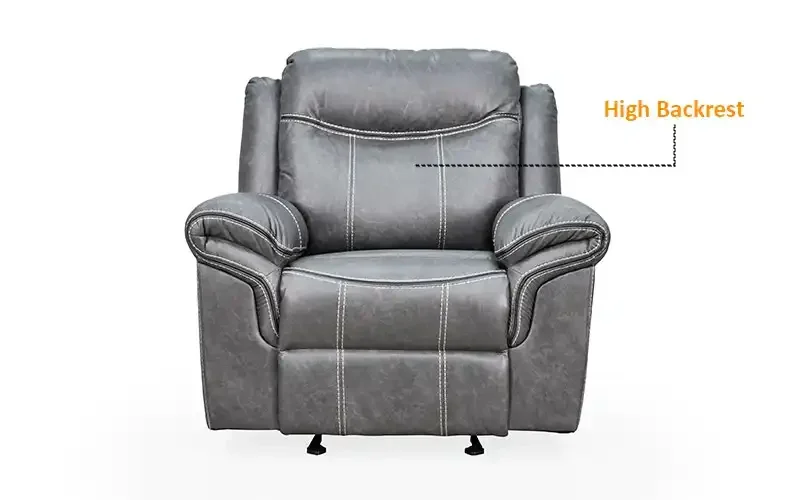 Malaysian Collection Leather Air Recliner Chair With Glider Buy No
