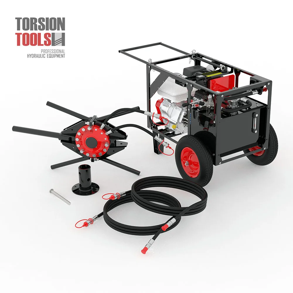 Hydraulic Manual Ground Screw Driver 11000 Nm For Screw Piles/helical