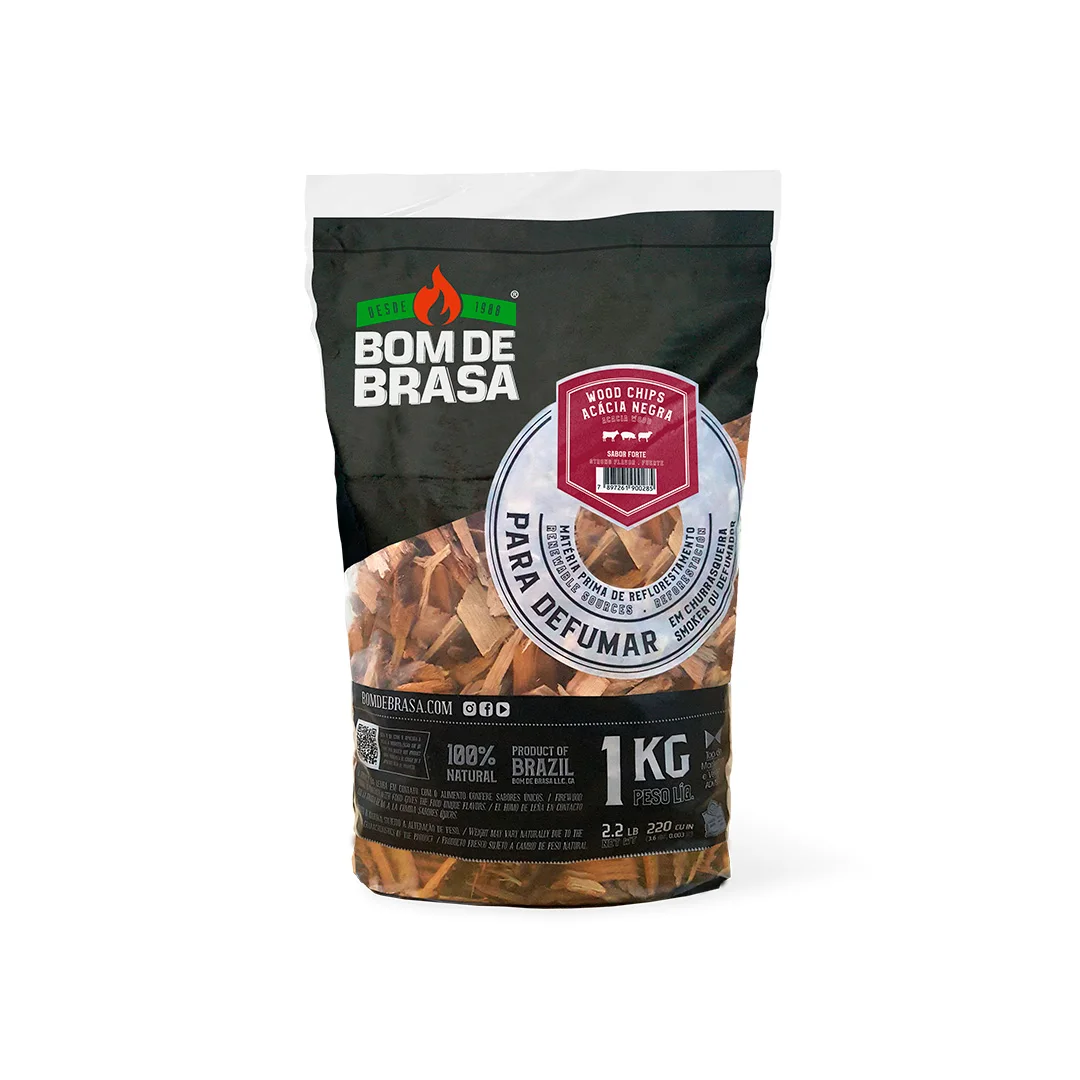 Acacia Natural Wood Chips 1 Kg Bag 100 Natural And Enviromental
