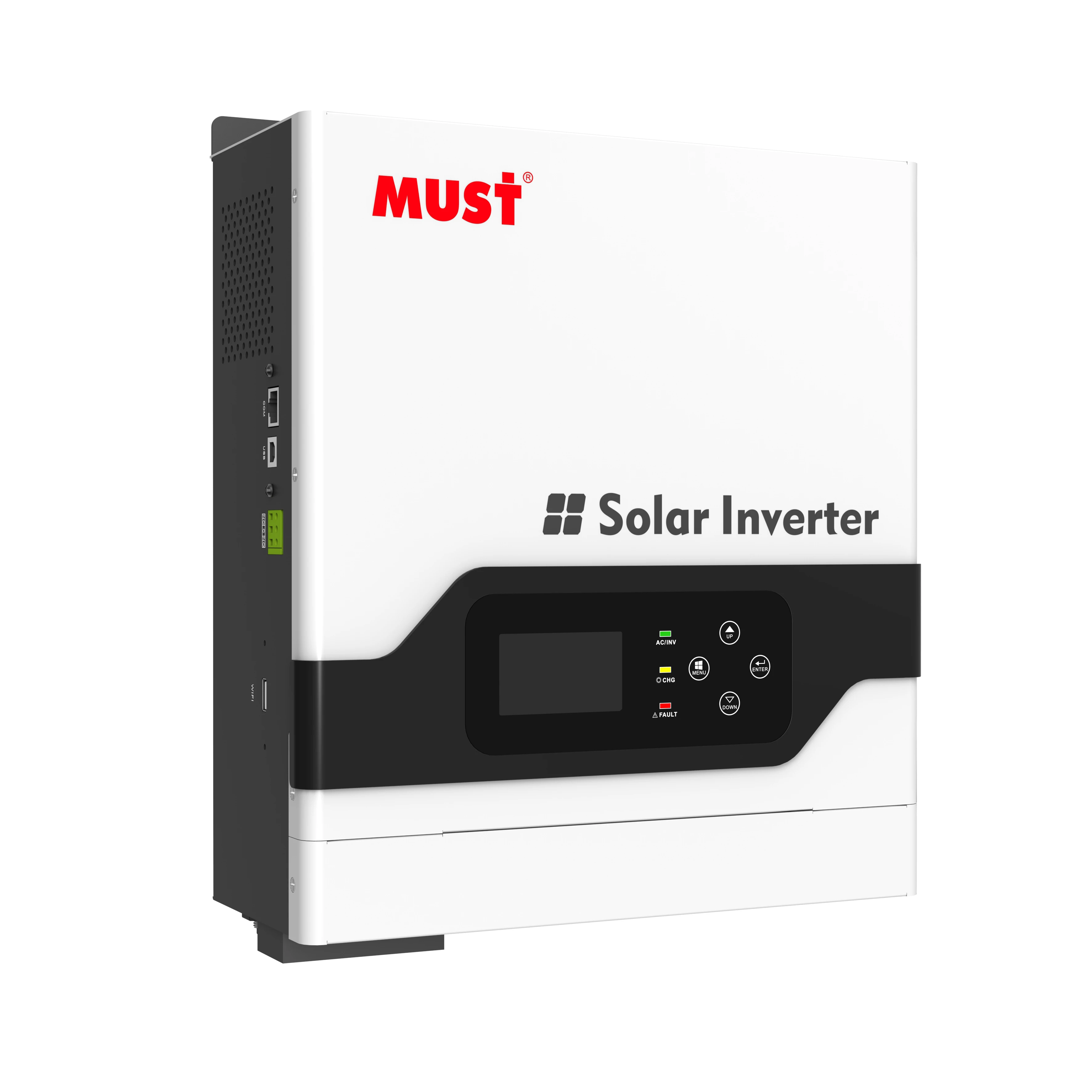 Hybrid Solar Inverter 12v 24v 48v 1kw 2kw 3kw 4kw 5kw Mppt Solar Hybrid ...