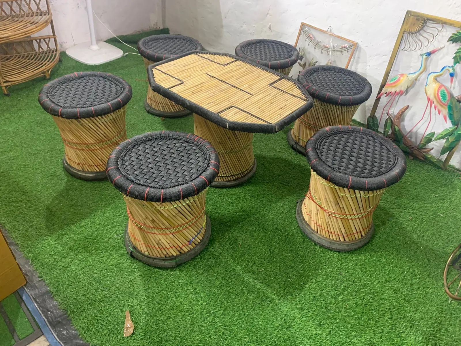 New Design Bamboo Table Furniture For Indoor Outdoor Living Areas