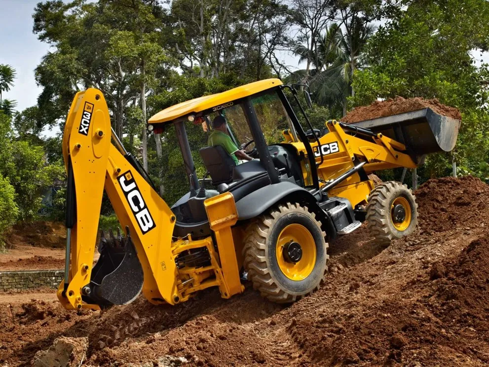 Cheap Mini Tractor Backhoe Loader with Wheel Backhoe and Front Loader 2 ...