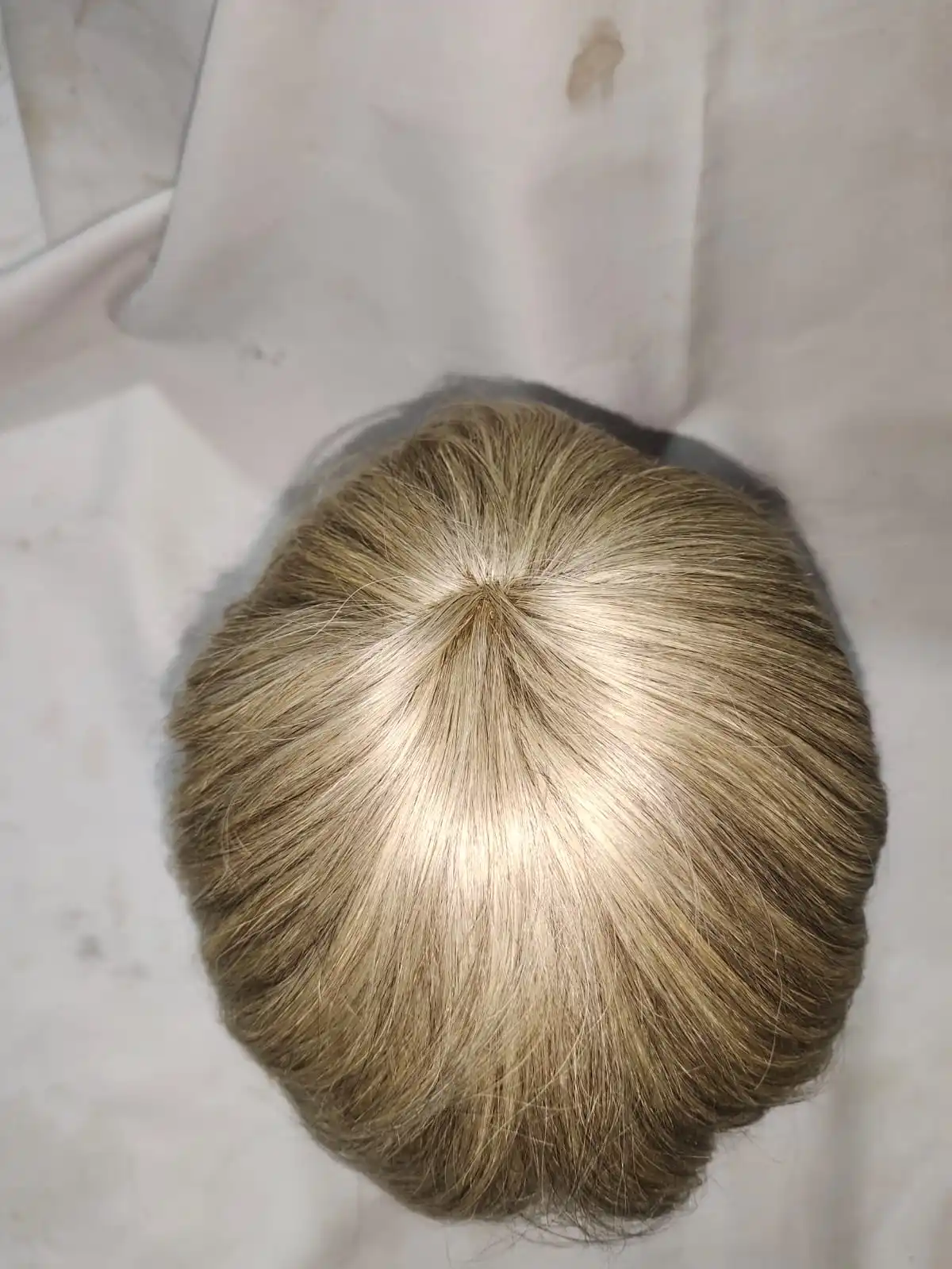 Wholesale New Design Australian Human Hair Nature Black Men's Wig Hair Piece Toupee For Bald