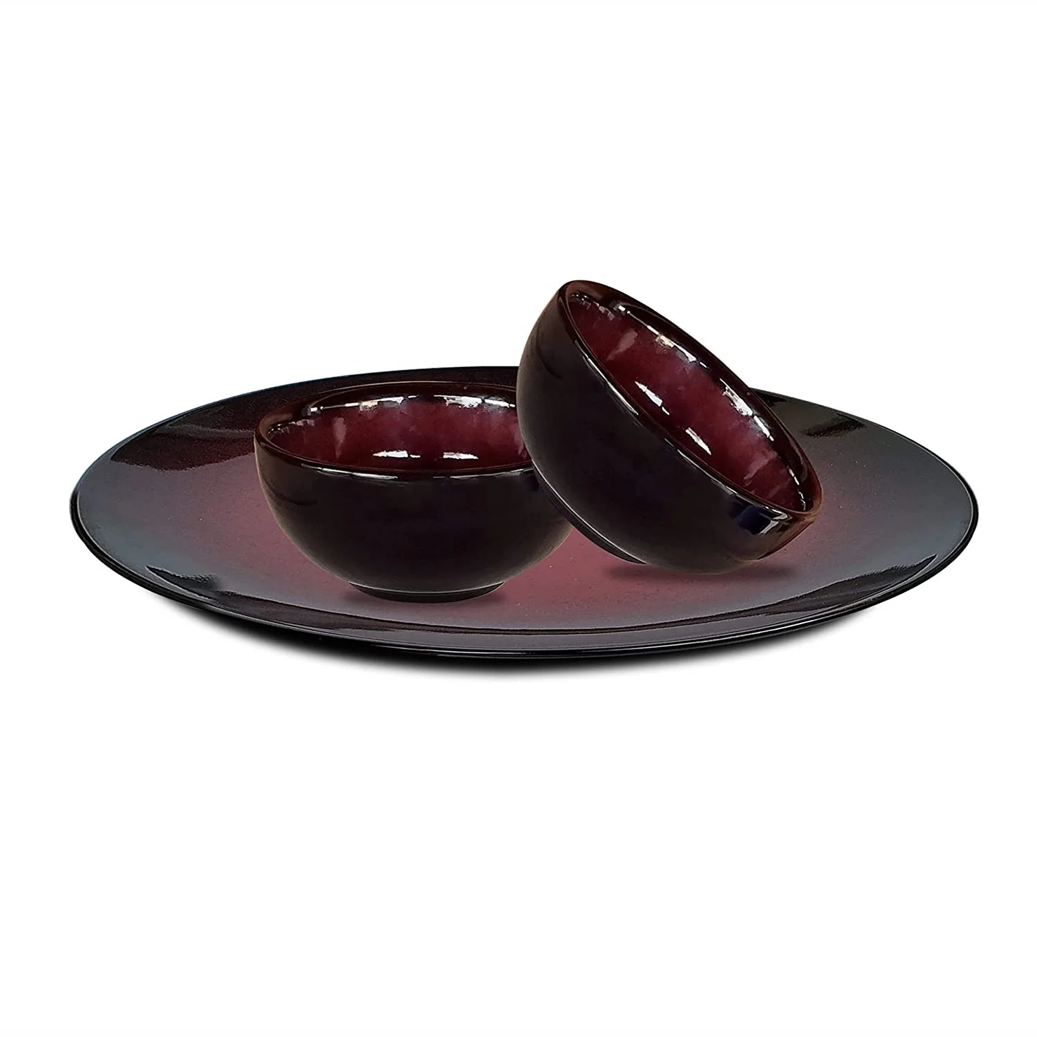 Pure Source India Ceramic Plates For Dinner Plate And Ceramic Bowl Set