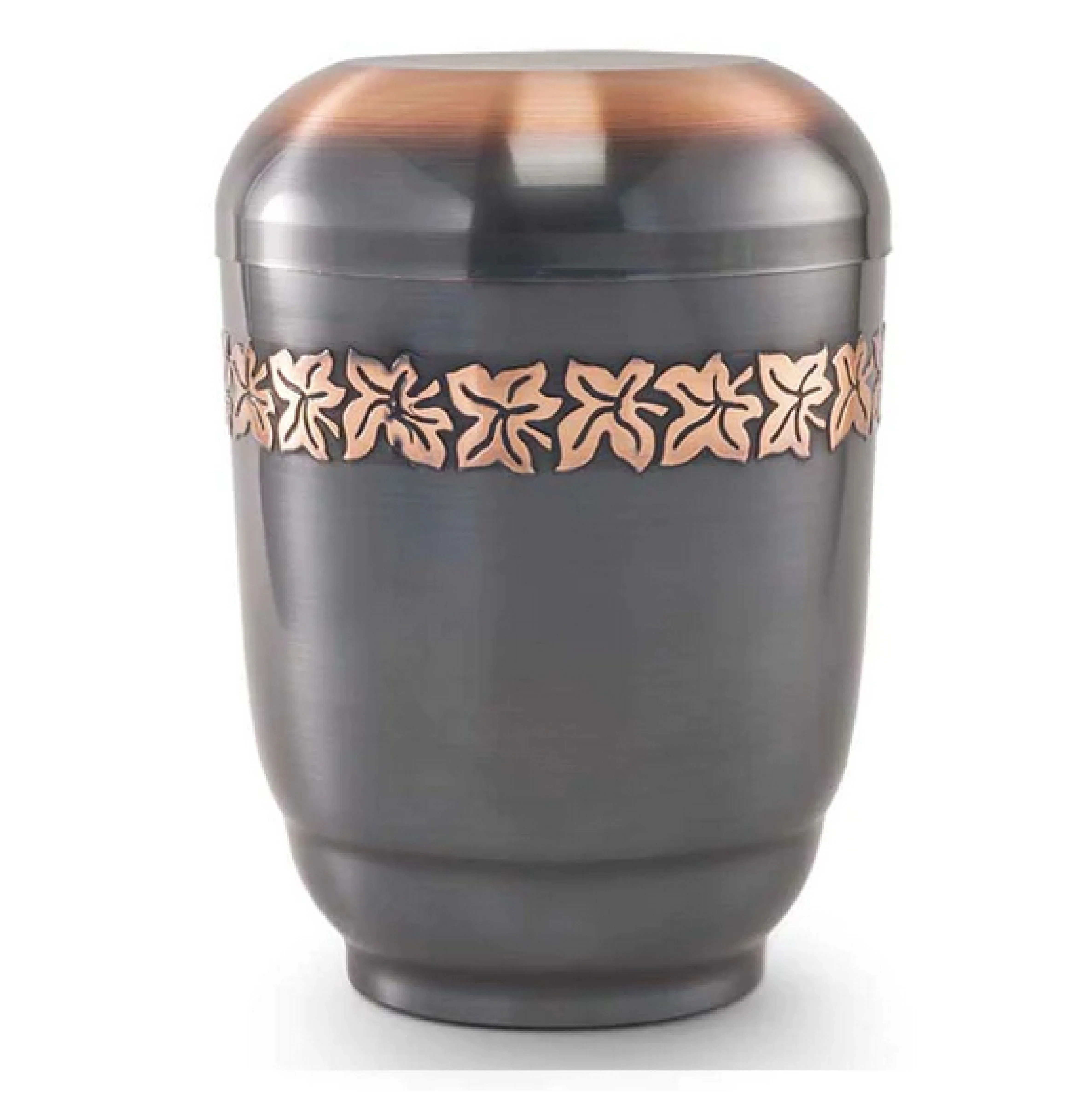 Black Stone Galvanized Cremation Urns High Quality Iron Funeral Urns
