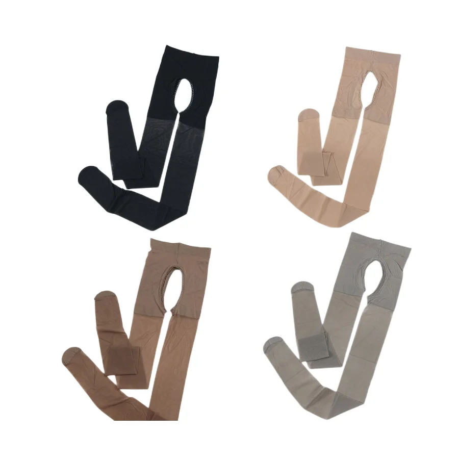 S1011 Custom Design Socks Ultrathin High Elastic Stockings Sexy Open